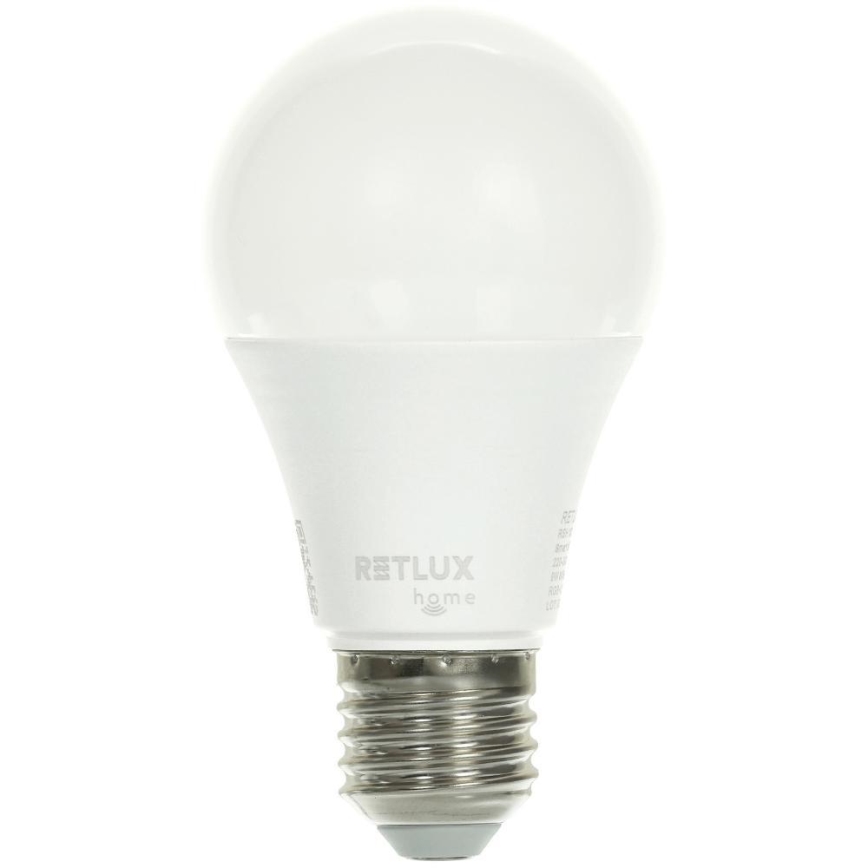 LED RGBW Aptumšojama spuldze A60 E27/9W/230V 2700-6500K Wi-Fi Tuya