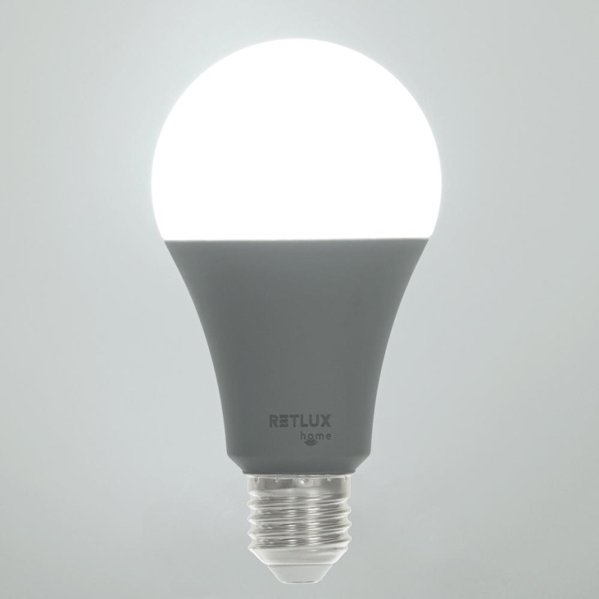 LED RGBW Aptumšojama spuldze A70 E27/14W/230V 2700-6500K Wi-Fi Tuya