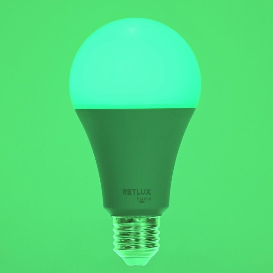 LED RGBW Aptumšojama spuldze A70 E27/14W/230V 2700-6500K Wi-Fi Tuya