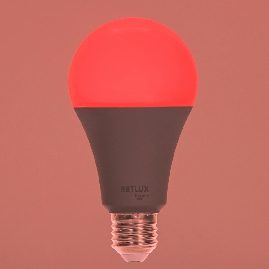LED RGBW Aptumšojama spuldze A70 E27/14W/230V 2700-6500K Wi-Fi Tuya