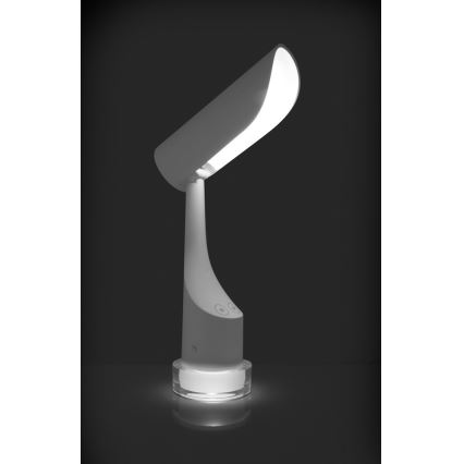 LED RGBW Aptumšojama uzlādējama galda lampa LED/5W/5V 2000 mAh 3000/6000K balta