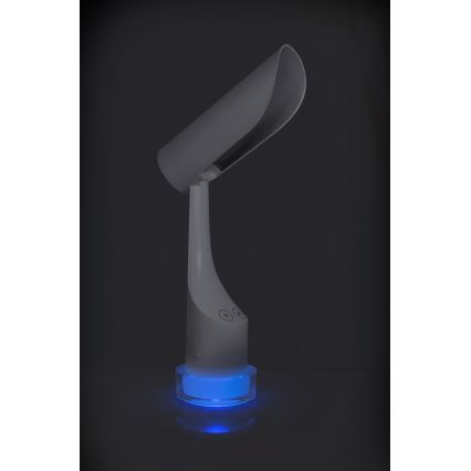 LED RGBW Aptumšojama uzlādējama galda lampa LED/5W/5V 2000 mAh 3000/6000K balta