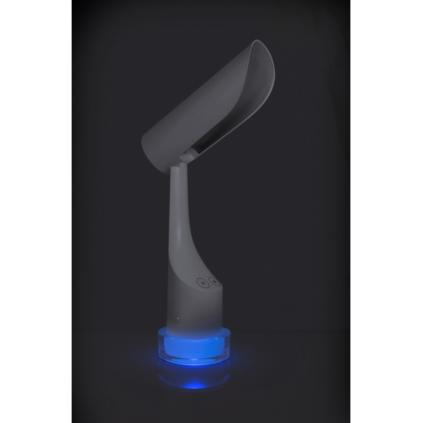 LED RGBW Aptumšojama uzlādējama galda lampa LED/5W/5V 2000 mAh 3000/6000K balta