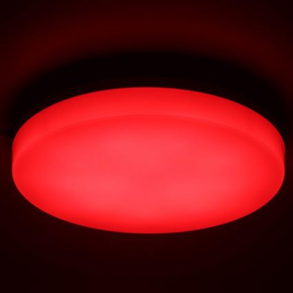 LED RGBW Aptumšojama vannas istabas griestu lampa LED/20W/230V Wi-Fi IP44 balta