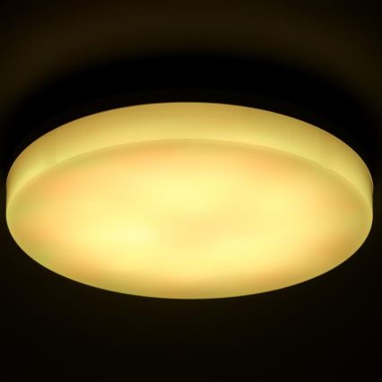 LED RGBW Aptumšojama vannas istabas griestu lampa LED/20W/230V Wi-Fi IP44 balta
