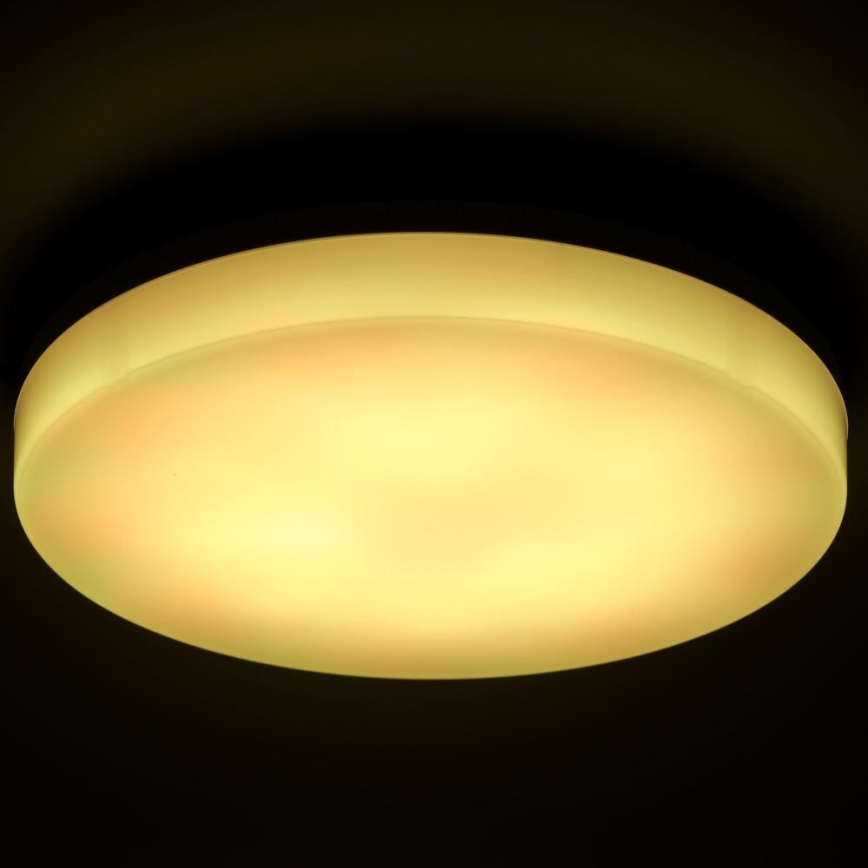 LED RGBW Aptumšojama vannas istabas griestu lampa LED/20W/230V Wi-Fi IP44 balta
