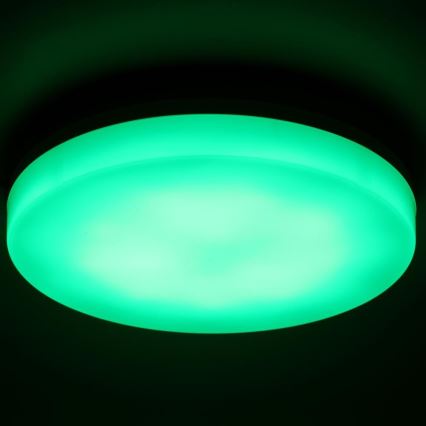 LED RGBW Aptumšojama vannas istabas griestu lampa LED/20W/230V Wi-Fi IP44 balta