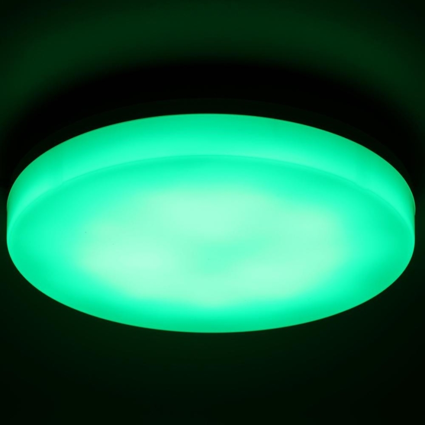 LED RGBW Aptumšojama vannas istabas griestu lampa LED/20W/230V Wi-Fi IP44 balta