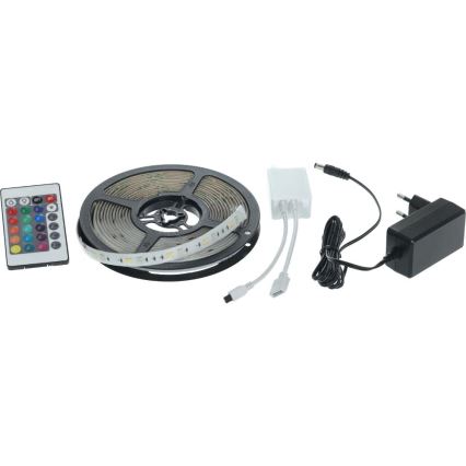 LED RGBW Viedā aptumšojama josla 5m LED/230V 2700-6500K Wi-Fi Tuya + tālvadības pults