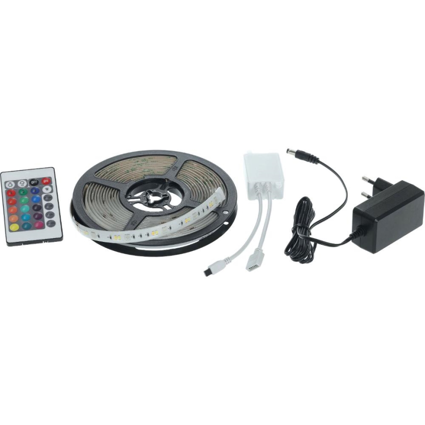 LED RGBW Viedā aptumšojama josla 5m LED/230V 2700-6500K Wi-Fi Tuya + tālvadības pults