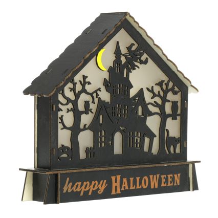LED Rotājums HALLOWEEN LED/2xAA/daudzkrāsaina spoku māja