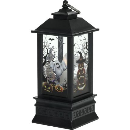 LED Rotājums HALLOWEEN LED/3xAAA/silti balta laterna ar ķirbjiem