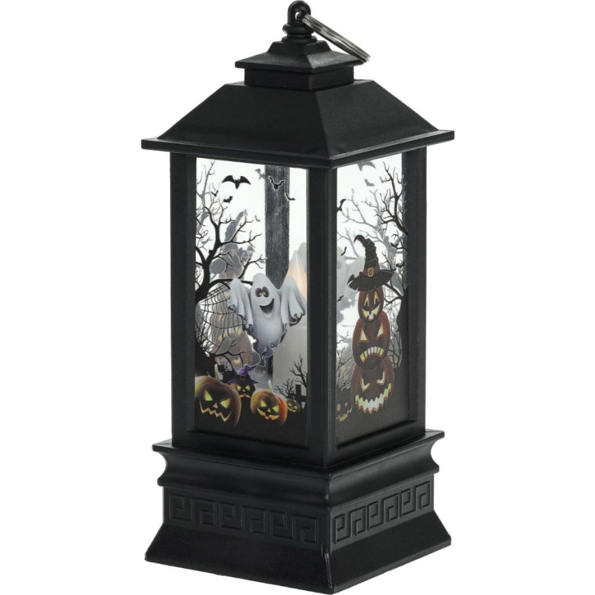 LED Rotājums HALLOWEEN LED/3xAAA/silti balta laterna ar ķirbjiem