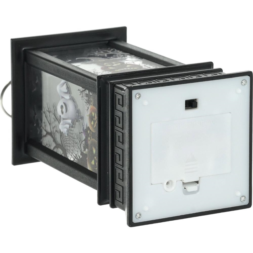 LED Rotājums HALLOWEEN LED/3xAAA/silti balta laterna ar ķirbjiem