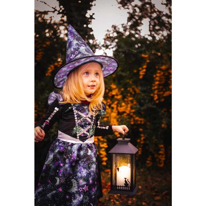 LED Rotājums HALLOWEEN LED/3xAAA/silti balta laterna