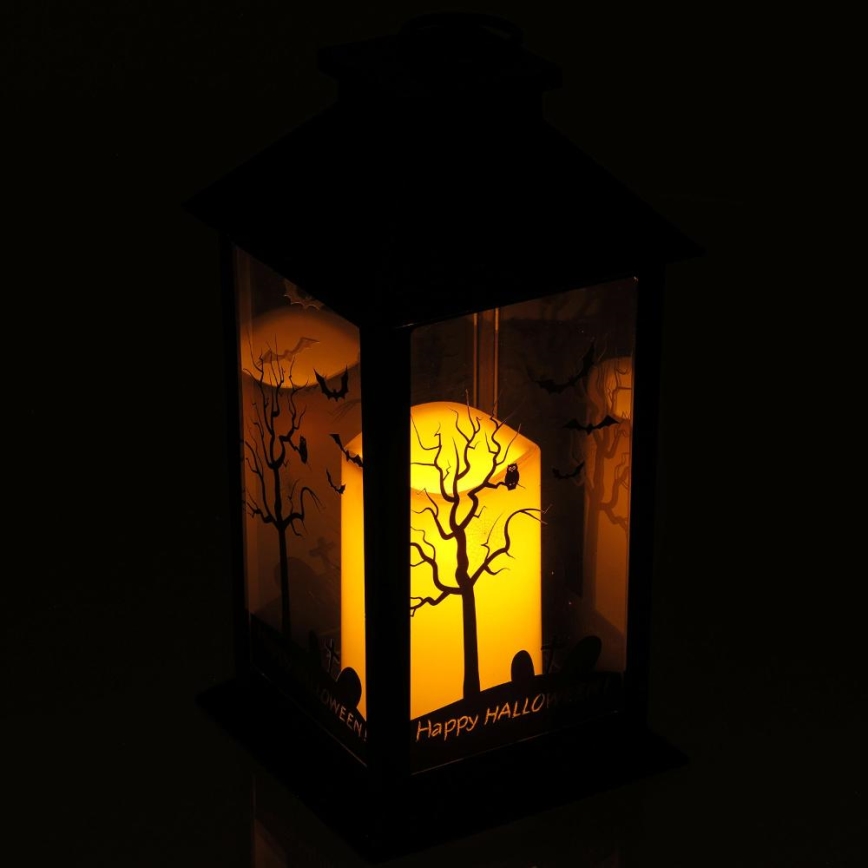 LED Rotājums HALLOWEEN LED/3xAAA/silti balta laterna