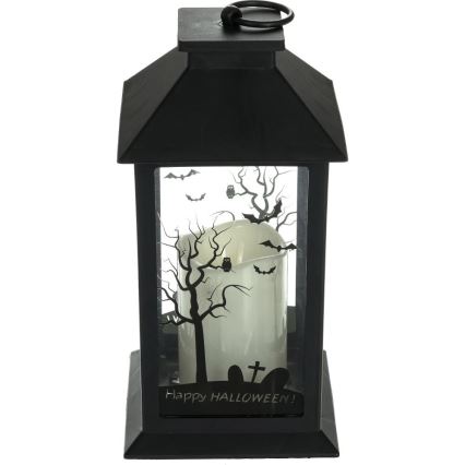 LED Rotājums HALLOWEEN LED/3xAAA/silti balta laterna