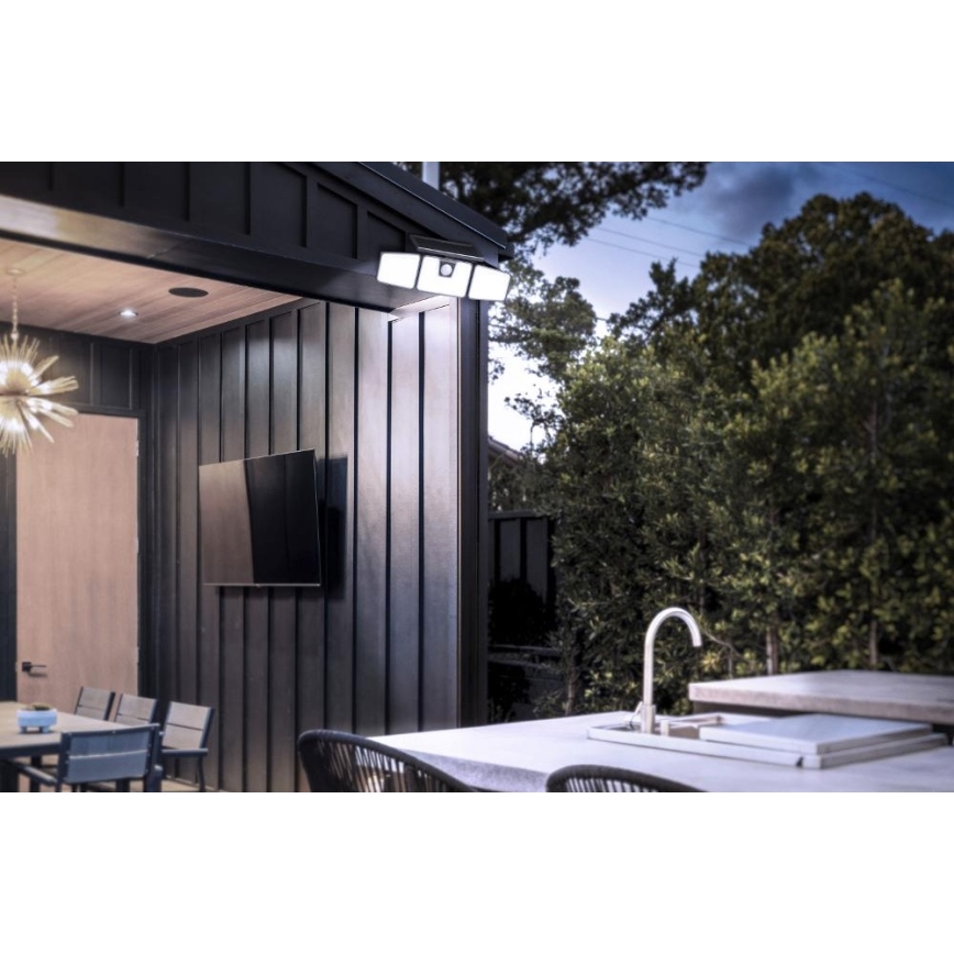 Retlux - LED saules prožektors ar sensoru LED/6,5W/3,7V 1200 mAh IP44