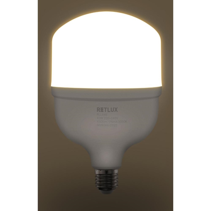 LED Spuldze T120 E27/40W/230V 3000K