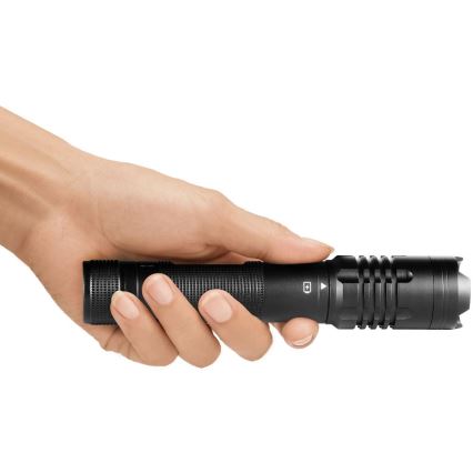 LED Uzlādējams alumīnija lukturītis ar lādētājakumulatora funkciju LED/2000 mAh 1000 lm IP22