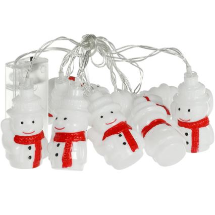 LED virtene 20xLED/3xAA/silti balta 3,3m sniegavīri