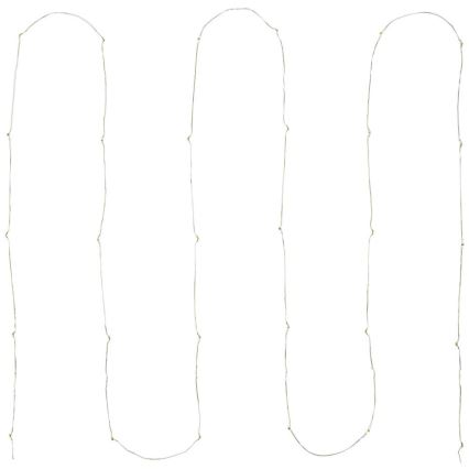 LED  virtene 30xLED/2xAA 3,3m daudzkrāsaina