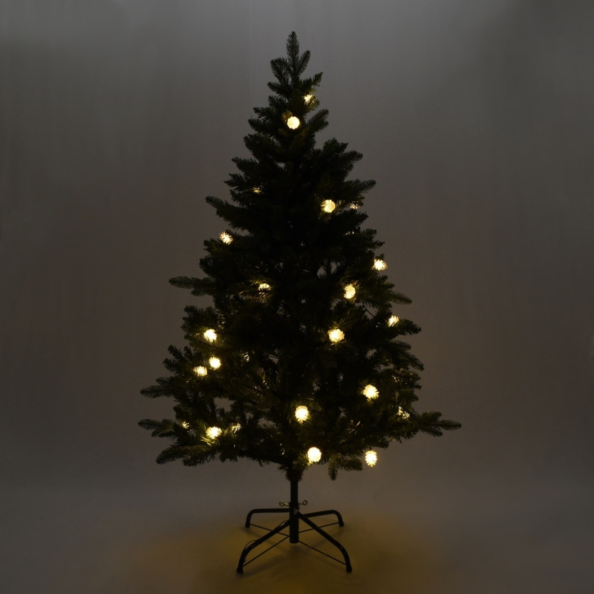 LED Ziemassvētku āra virtene 40xLED/15m IP44 silti balta