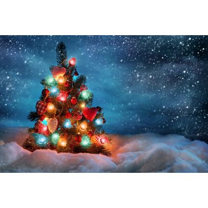 LED Ziemassvētku āra virtene 80xLED/25m IP44 daudzkrāsaina