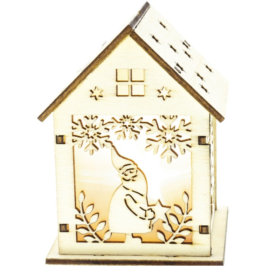 LED Ziemassvētku rotājums LED/2xLR44 siltā balta