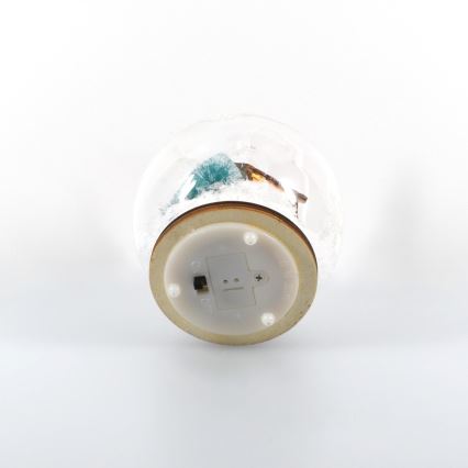 LED Ziemassvētku dekors — siltā baltā gaisma, barošanas avots: 3x LR44