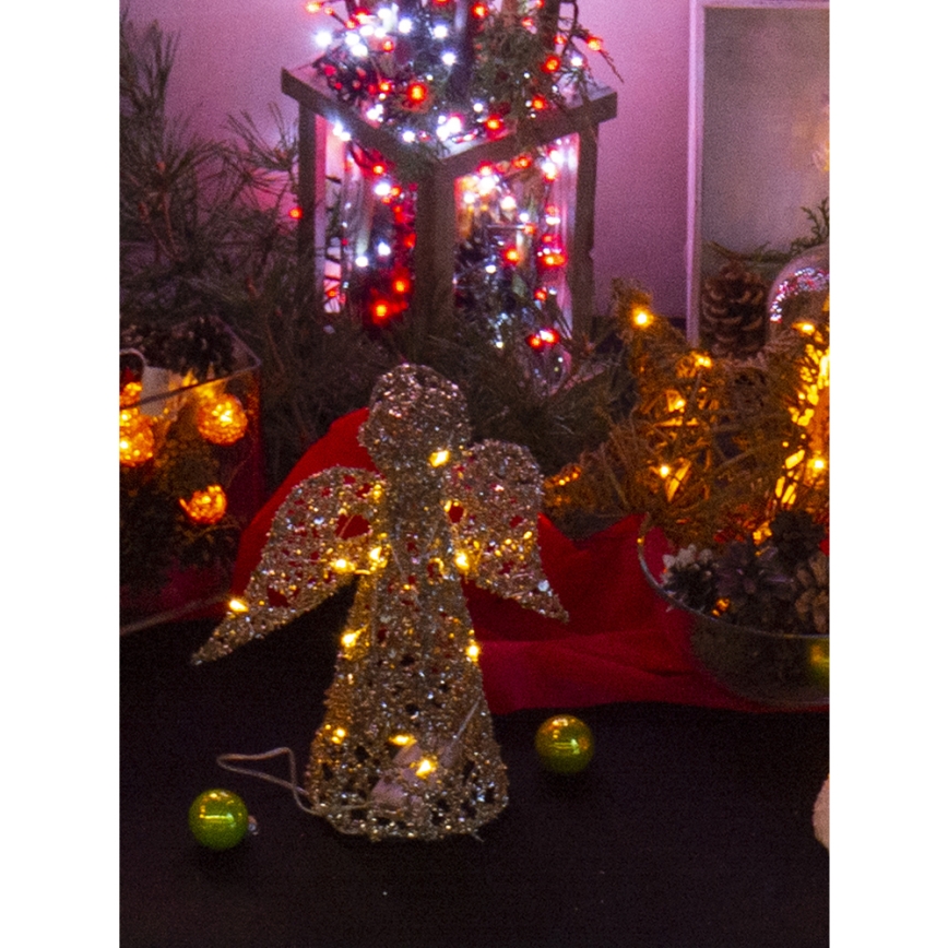 LED Ziemassvētku rotājums LED/2xAA eņģelis