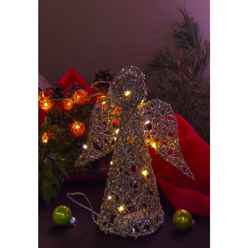 LED Ziemassvētku rotājums LED/2xAA eņģelis