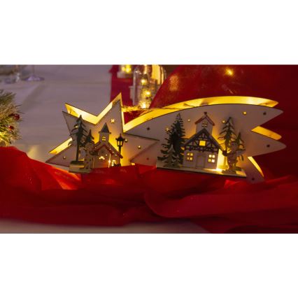LED Ziemassvētku rotājums LED/2xAA komēta