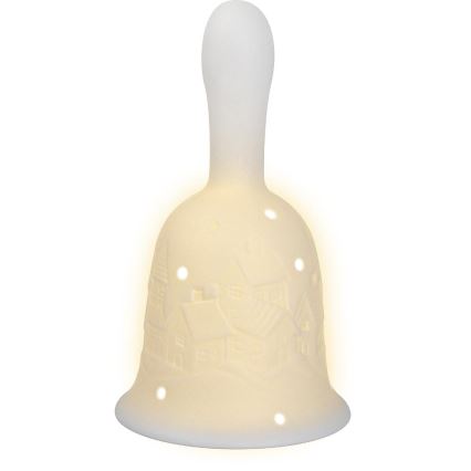 LED Ziemassvētku rotājums LED/2xLR44/silti balta zvaniņš