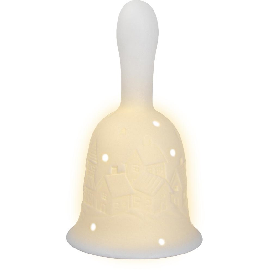 LED Ziemassvētku rotājums LED/2xLR44/silti balta zvaniņš