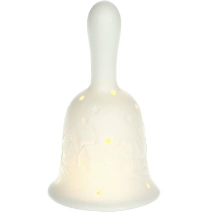 LED Ziemassvētku rotājums LED/2xLR44/silti balta zvaniņš