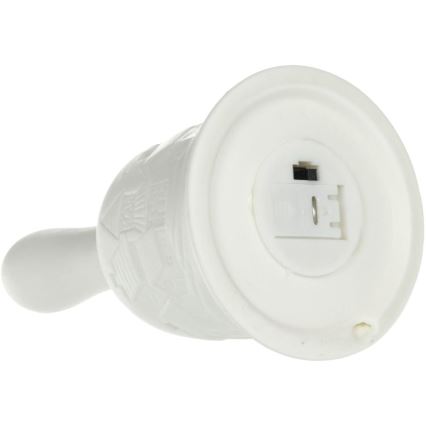 LED Ziemassvētku rotājums LED/2xLR44/silti balta zvaniņš