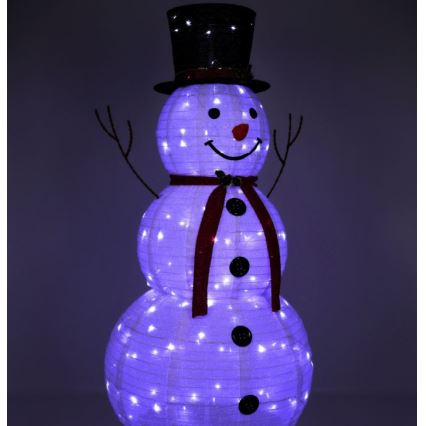LED Ziemassvētku rotājums LED/3,6W/230V 180 cm IP44 sniegavīrs