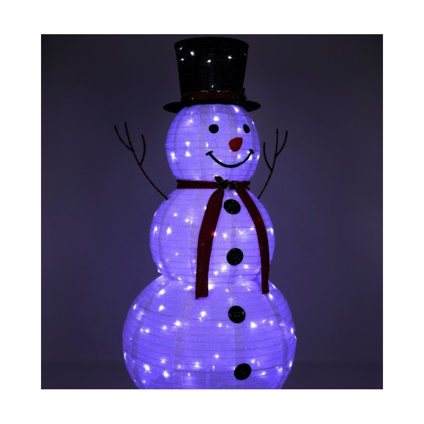LED Ziemassvētku rotājums LED/3,6W/230V 180 cm IP44 sniegavīrs