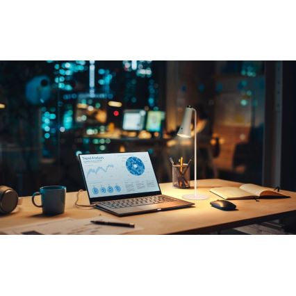 Retlux - Regulējama uzlādējama LED lampa 3 vienā LED/3W/5V 1200 mAh balta