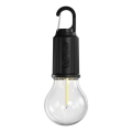 Retlux - uzlādējams LED lukturis ar regulējamu spilgtumu LED/0,3W/USB 400 mAh IP44 melns