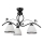 RETRO virsmontējamā griestu lampa 3xE27/60W/230V melna/balta