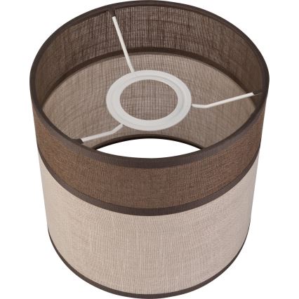 Rezerves abažūrs lustrai, grīdas stāvlampai un sienas lampai ANDREA E27 d. 16 cm brūna/bēša