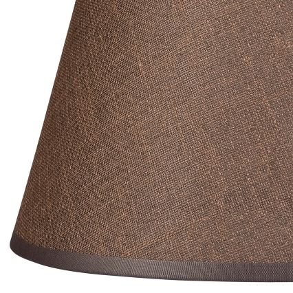 Rezerves abažūrs lustrai un sienas lampai ANTONIO E14 120x200 mm brūna