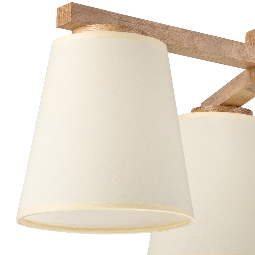 Rezerves abažūrs lustrai un sienas lampai ELLIE E27 d. 15 cm krēmkrāsa