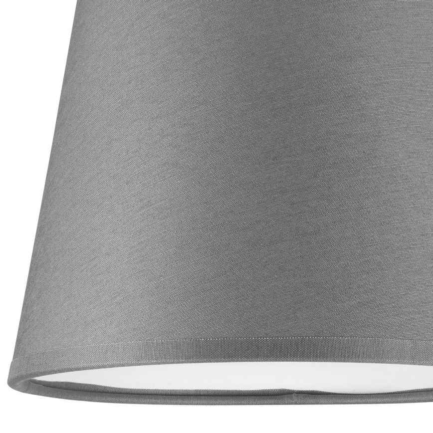 Rezerves abažūrs lustrai un sienas lampai ELLIE E27 d. 15 cm pelēka