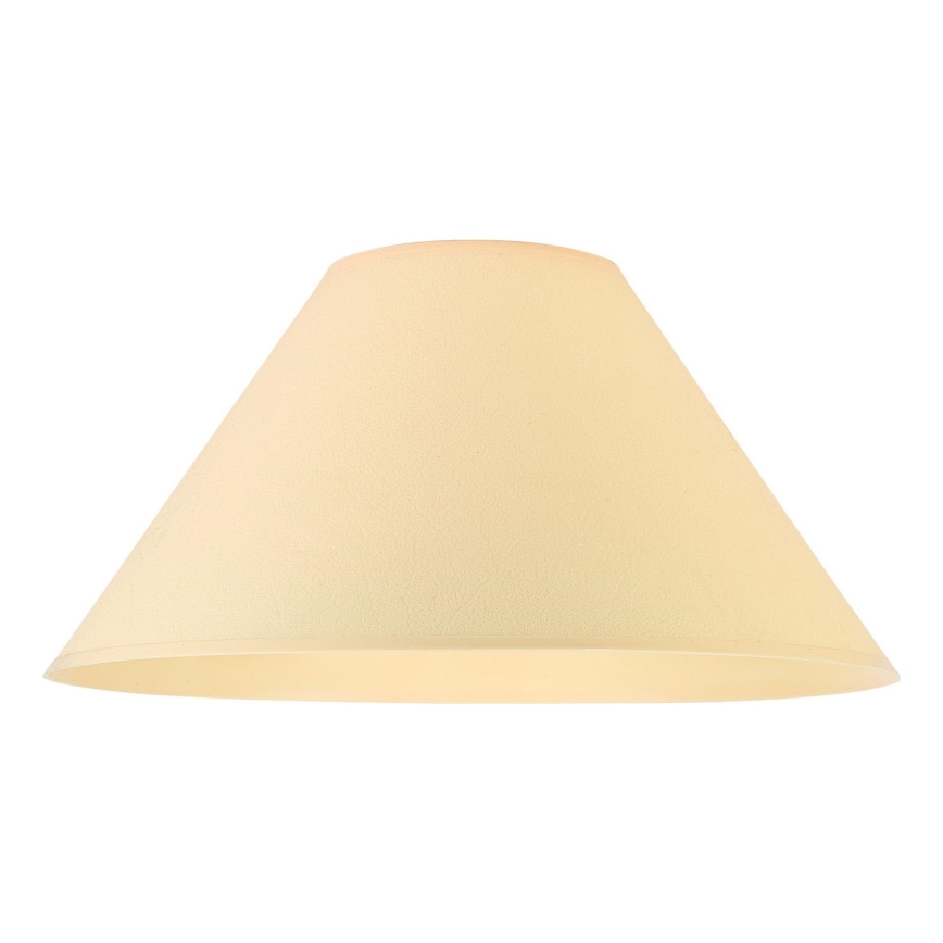 Rezerves abažūrs galda lampai E14 21x11 cm dzeltena