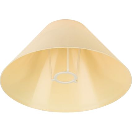 Rezerves abažūrs galda lampai E14 21x11 cm dzeltena