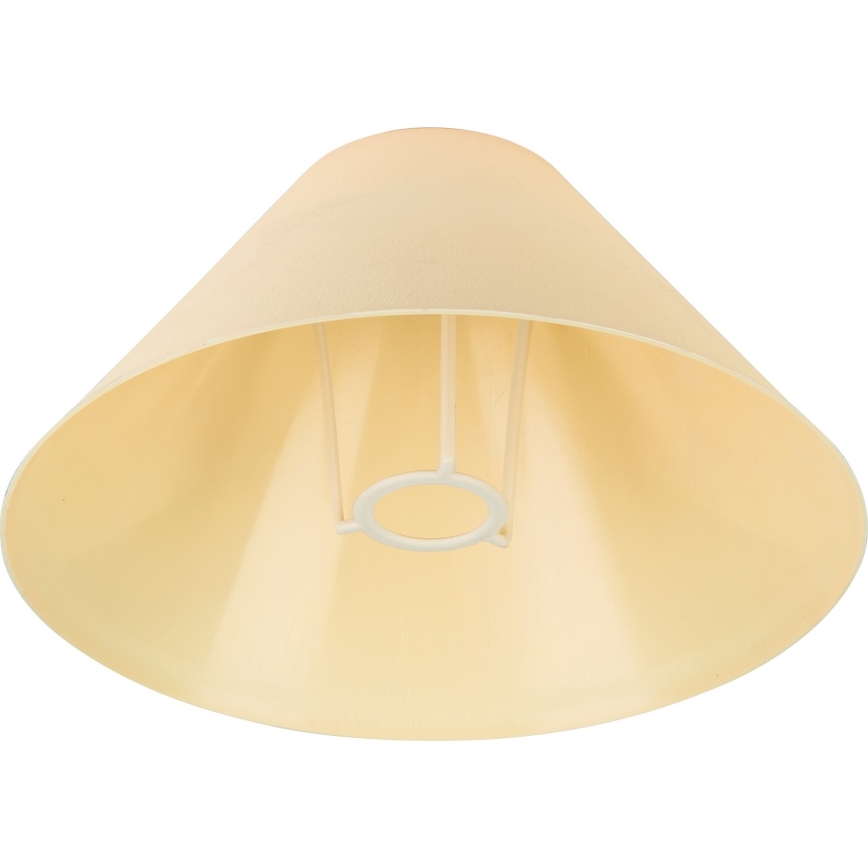 Rezerves abažūrs galda lampai E14 21x11 cm dzeltena