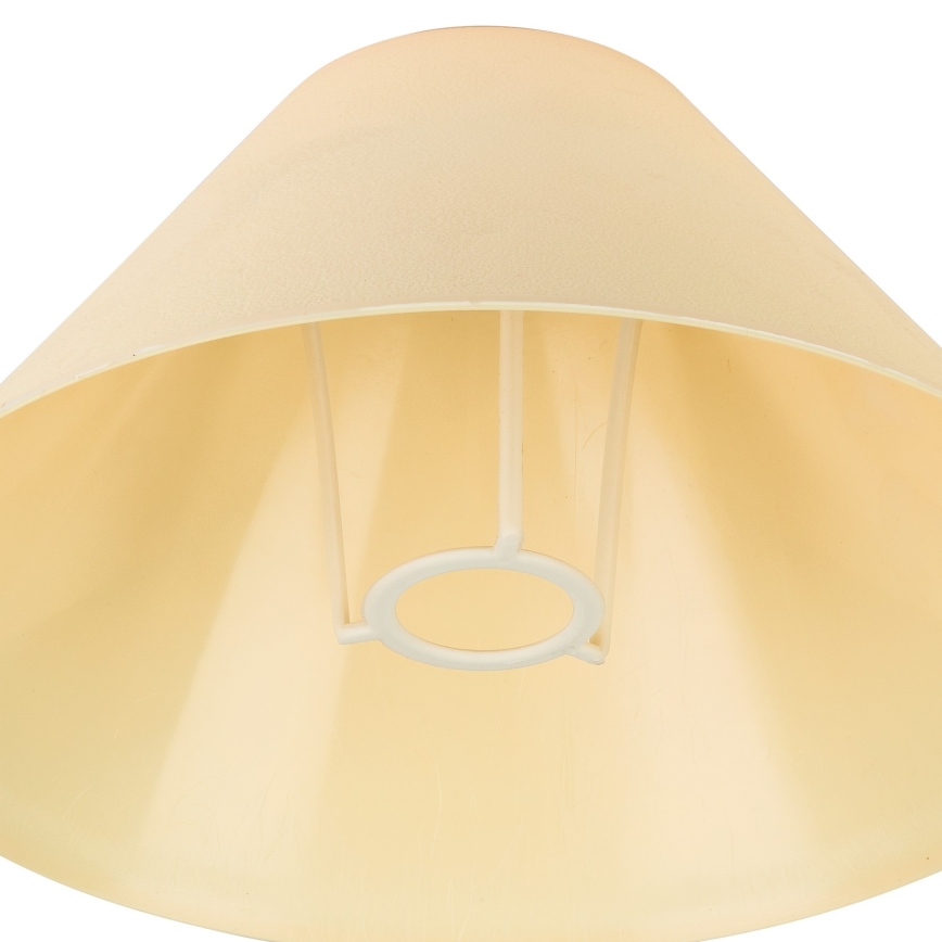 Rezerves abažūrs galda lampai E14 21x11 cm dzeltena